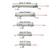 1PC High Hardness Telescopic Universal Transmission Shaft Cardan Shaft Iron Driving Shaft for RC 1/10 Models SCX10 AXIAL Crawler ( Color : 40-55mm 3-4 ) view 3