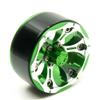 1/4Pcs 1.9 inch Aluminum Beadlock Wheel Rims Hubs for Axial SCX10 D90 1/10 RC Crawler Car Upgrade Parts Accessories ( Color : Green 1pcs ) view 1