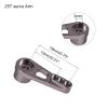 MECCANIXITY Aluminum Alloy 25T Steering Servo Arm Horn Titanium Color for RC Boat Repair Parts Accessories(3mm) view 2