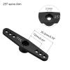 MECCANIXITY 25T Servo Arm Horn Double Offset M3 Black for Servo Repair Parts Accessories(3.1mm) view 2