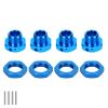 RCAWD 17mm Wheel Hex & Wheel Nut for 1/7 ARRMA Infraction Mojave Limitless 6S & 1/8 Typhon 6S Upgrades, Hex Wheels Hubs Adapter Parts for #AR310447#ARAC9413, #AR310449#ARAC9763 Blue view 1