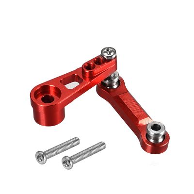 MECCANIXITY Servo Arm Horn Servo Pull Rod Red for RC Car Upgrade Parts Accessories