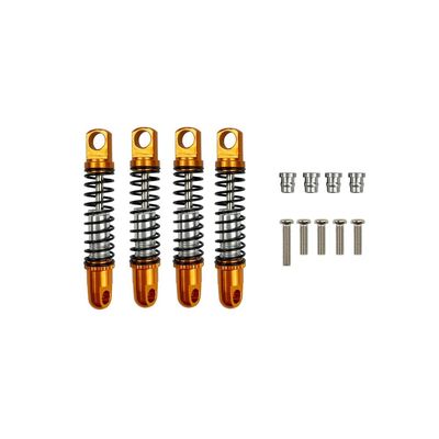 Greendhat 1/16 RC Car Parts Metal Steering Cup Shock Absorber Brass Wheel Hub Combiner CVD Front Rear Drive Shaft for XIAOMI Suzuki Jimny ( Color : Yellow )