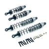 4PCS Aluminum Front & Rear Shock Absorber 0016 0017 Upgrade Parts for WLtoys 12428 12423 1/12 RC Car Crawler Short Course Truck ( Color : Green ) view 4