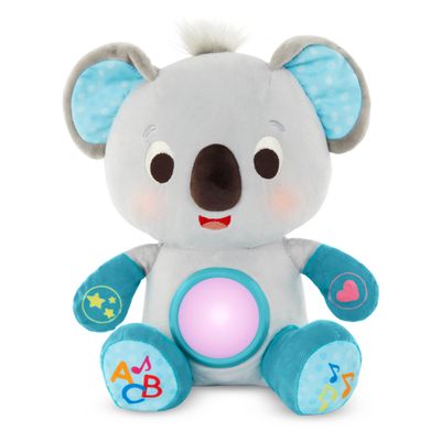 B. toys Interactive Learning Sidekick Koala Developmental Toy Stuffed Animal Musical Baby Toy with Sounds, Lights Educational & Sensory Toys Newborns, Babies 0+ Months