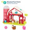 B. toys  Interactive Musical Farm Toy Barn with Lights & Sounds, Red Barn Animal Playset with Realistic Farm Animal Figures- 2+ Years view 3