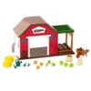 Lil Woodzeez  Happy Harvest Farm Playset  20 Pcs Doll Playset with Farmer & Garden Accessories  Pretend Play Toy Barn for Kids Age 3+ view 1