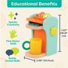 B. toys  Caf au Play  Pretend Play Wooden Coffee Maker for Kids  Wooden Coffee Machine Set  10 Pretend Play Accessories  Kitchen Play Set  2+ Years view 4