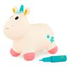 B. toys B. Play Ride-On Unicorn Bouncer Bouncy Animal Toy Inflatable Hopper for Toddlers Air Pump Included 18 Months + Bouncy Boing - Pixie view 1