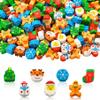 300 Pieces Christmas Mini Erasers Assortment Novelty Pencil Erasers Bulk for Rewards Prizes Gift Filler view 1