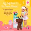 Glitter Girls  14-Inch Doll Accessories  Ice Cream Set  Soft  Serve Machine, Cones, Syrup  Menu Stand & Ticket Dispenser  3+ Years Soft Serve Ice Cream Playset view 2