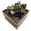 Antique Nautical Brass Working Marine Sextant with Wooden Box Antique Astrolabe Ship Navigation Instrument Celestial & Nautical Sextant by The Modern Miracles view 3
