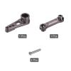 MECCANIXITY Servo Arm Horn Servo Pull Rod Titanium Color for RC Car Upgrade Parts Accessories view 3