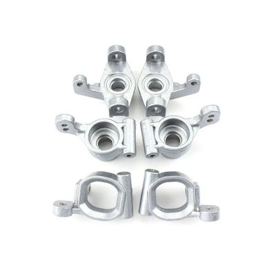 6Pcs Metal Front Rear Wheel Seat Steering Cup C Hub Carrier Compatible with Wltoys 144001 144002 1/14 RC Car Spare Parts Accessories ( Color : Light Green )