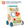 B. toys  Little Learning Steps  Wooden Activity Walker  7 Educational Activities  Learning & Walking Toy for Toddlers  Stand, Push, Walk  1 Year + view 3