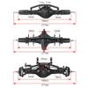 Greendhat Complete Metal Front/Middle/Rear 6X6 Axle for Axial SCX10 AX90021 1/10 RC Crawler Car Upgrade Parts ( Color : Rear ) view 2