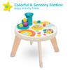 B. toys  Colorful & Sensory Station  Developmental Musical Learning Toy for Babies  7 activites  Lights and Sounds Play Table  6+ Months view 3