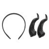 Lurrose Devil Horns Headband Realistic Ox Horn Hairband Black Cosplay Horn Hair Hoop for Halloween Carnival Party view 2