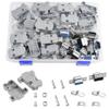 WMYCONGCONG 30 PCS DB9 Solder Connector 9 Pin Male and Female D-Sub Solder Type Connector with Plastic Cover Housing view 1