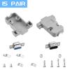 WMYCONGCONG 30 PCS DB9 Solder Connector 9 Pin Male and Female D-Sub Solder Type Connector with Plastic Cover Housing view 3