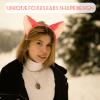 FRCOLOR Foxes Ear Headband Unique Fox Ear Shape Cosplay Hair Hoop for Girls Comfortable Party Headwear for Halloween Birthday and Photo Props view 4