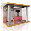 Display Case for 1/18 Diecast Cars,Acrylic Display Case for 1/12 Scale Toy Motorcyle with LED Lighting, Off Road-3 Open Side view 1
