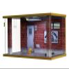 Display Case for 1/18 Diecast Cars,Acrylic Display Case for 1/12 Scale Toy Motorcyle with LED Lighting, Route 66-3 Open Side view 2