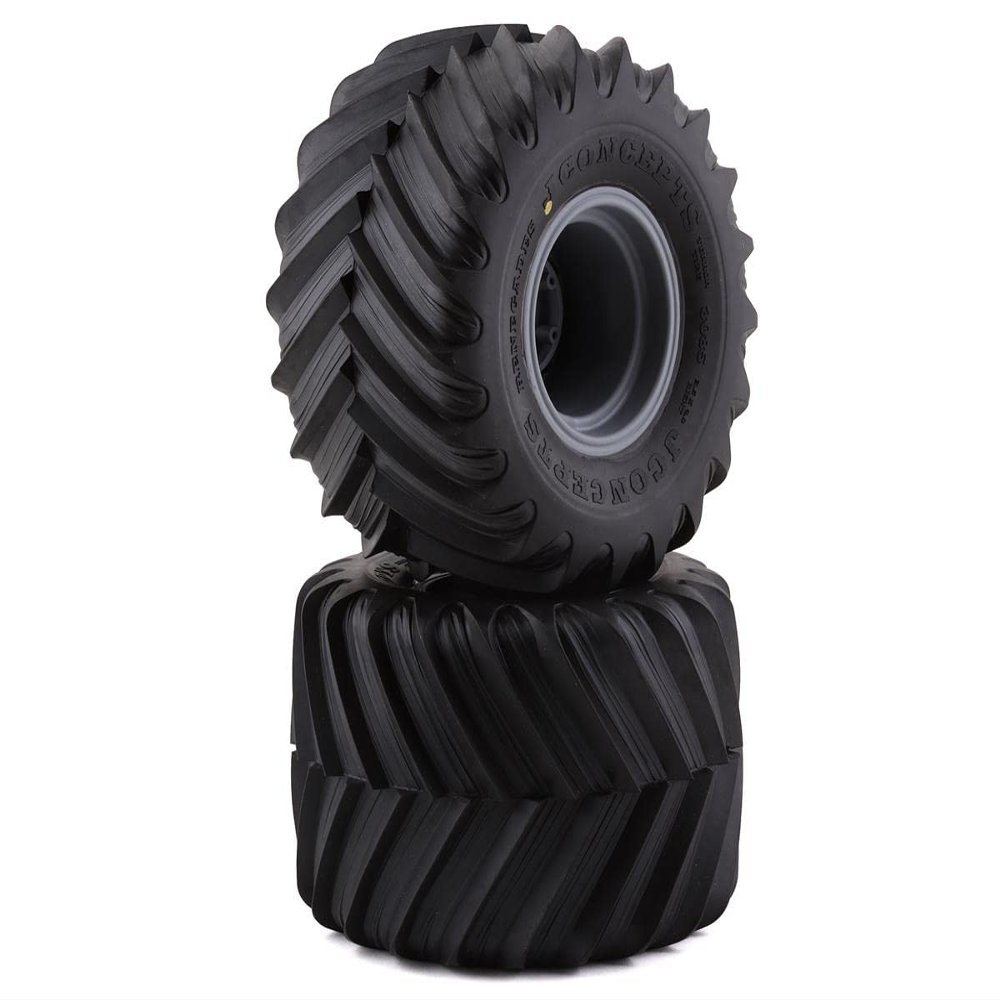 J Concepts Inc. Renegade Tire Yllw Cmpnd Silver #3414S Wheel 2 JCO30854099 RC Tire