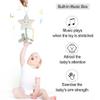 Blublu Park Baby Hanging Musical Toy With Music Box, Lullaby Pull Sensory for Babies Boys and Girls, Clip On Infant Pram Pushchair Cribs Strollers Car Seats, Star view 2