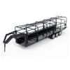 Little Buster Toys Gooseneck Stock Trailer | All-Metal 1:16 Scale Ranch Hauling Accessory with Split & Back Gates, Rubber Tires, Aluminum Wheels | Collectible Farm & Western Display Model view 1