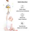 Blublu Park Baby Hanging Rattle Toys, Baby Lullaby Pull Musical, Soft Plush Early Development Stroller Car Toys with Squeaker for Infant (Rabbit) view 2