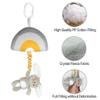Blublu Park Baby Hanging Rattle Toys, Baby Lullaby Pull Musical, Soft Plush Early Development Stroller Car Toys with Squeaker for Infant (Rabbit) view 3