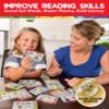 Phonics Flash Cards with Proven Spaced Repetition Learning System - Learn to Read in 20 Phonic Stages - Digraphs CVC Blends Long Vowel Sounds Phonics Games for Kids Ages 4-8 Kindergarten 1st 2nd Grade view 2