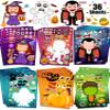 36 Sheets Halloween Stickers for Kids Make Your Own Halloween Stickers, Halloween Party Games Stickers for Kids, Halloween Party Favors Trick or Treat Party Supplies view 1