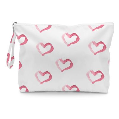 Fokongna Love Heart Travel Gifts Wet Bag, For Swimsuit Travel Toiletry Bag Waterproof Large Capacity for Women Girls Mom Sister Friends Travel Gifts