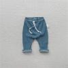 Baby Newborn Infant Girls Boys Solid Ribbed Cotton Summer Autumn Long Pants Leggings Baby Boy (Sky Blue, 0-6 Months) view 4