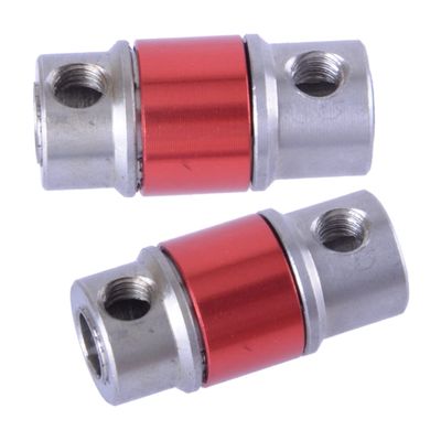 ciciTree 2pieces Propeller Shaft Elastic Coupling Joint 5mm to 4mm Coupler Compatible for RC Boat Yacht Marine
