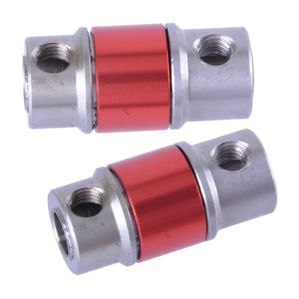 ciciTree 2pieces Propeller Shaft Elastic Coupling Joint 5mm to 4mm Coupler Compatible for RC Boat Yacht Marine