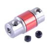 ciciTree 2pieces Propeller Shaft Elastic Coupling Joint 5mm to 4mm Coupler Compatible for RC Boat Yacht Marine view 4