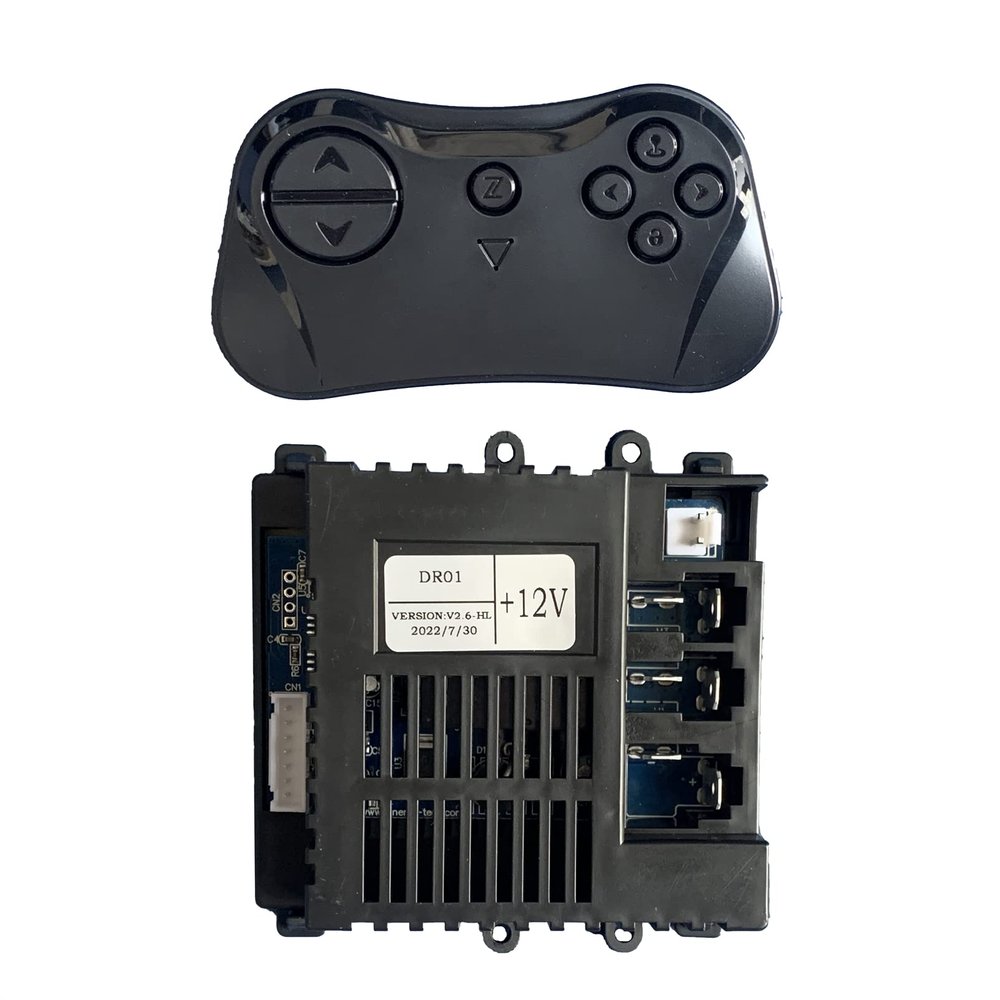 2.4G Bluetooth Remote Control DR01 V2.6-HL 12V Receiver Kit Kids Powered Ride On Car,Controller Control Box Accessories for Children Electric Ride On Car Replacement Parts