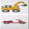 Small Foot 12360 Wooden Vehicles with Cork Board and Hammer for Children from 3 Years, 12360 Toy, Multi-Colour view 3