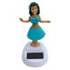 Solar Powered Dancing Hawaiian Girl, Decoration Gift, Swinging Dancer Toy, No Battery Required, Desk and Dashboard Decor Kids Toys(Blue) view 1
