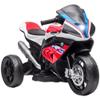Aosom Licensed 6V Kids Ride on Motorcycle, Off-Road Battery Powered Three Wheels Dirtbike with USB, AUX, Music and Headlight for Toddler, Red view 1