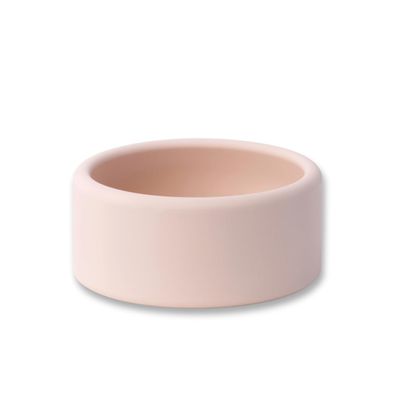 APLAINR Solid Bowl, Silicone Bowl for Baby, Toddler & Kids, 9 fl oz, Non Slip, Heavy Base, Deep, Microwave & Dishwasher Safe, No BPA, Cereal, Soup, Snack Dishes & Dinnerware, Pink Sand