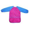 2 Pack Kids Art Smocks Waterproof Children Artist Painting Drawing Aprons Long Sleeve with 3 Pockets Size M for for Age 5-8 Years (Rose Red) view 2