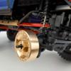 1/24th RC Wheel Weights 46g Brass Hub Hex Adapter Upgrades for AXIAL SCX24 Deadbolt C10 JLU CRC Gladiator Bronco view 4