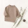 Autumn Winter Warm Outfits Newborn Infant Baby Girl Boy Cute Long Sleeve Solid Girls Fall Clothing (Khaki, 9-12 Months) view 4