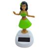 Solar Powered Dancing Hawaiian Girl, Decoration Gift, Swinging Dancer Toy, No Battery Required, Desk and Dashboard Decor Kids Toys(Green) view 1