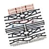Full Set Aluminum Suspension Arms + Steering Rods + Dog Bones Combo Pack For 1/5 Traxxas X Maxx 8S With WideMAXX #7895 Kit - 110Pc Set Black view 1