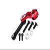 Aluminum 7075-T6 Tie Rod + 25T Servo Horn (Silver Inlay Version) For Traxxas 1/8 4WD Sledge Monster Truck 95076-4 - 9Pc Set Red view 1